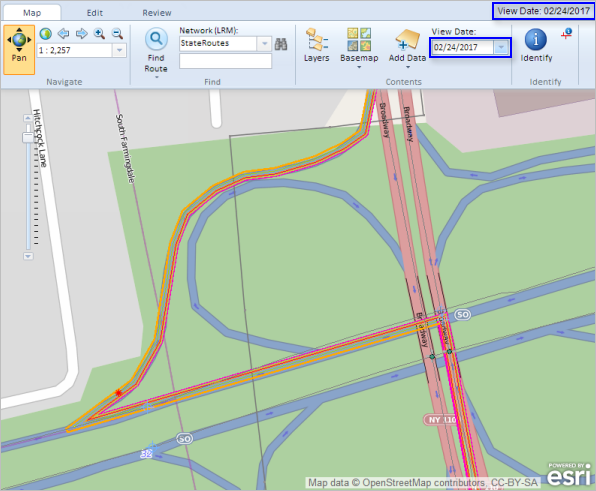 A new temporal view date has been selected. A new temporal view date has been selected.